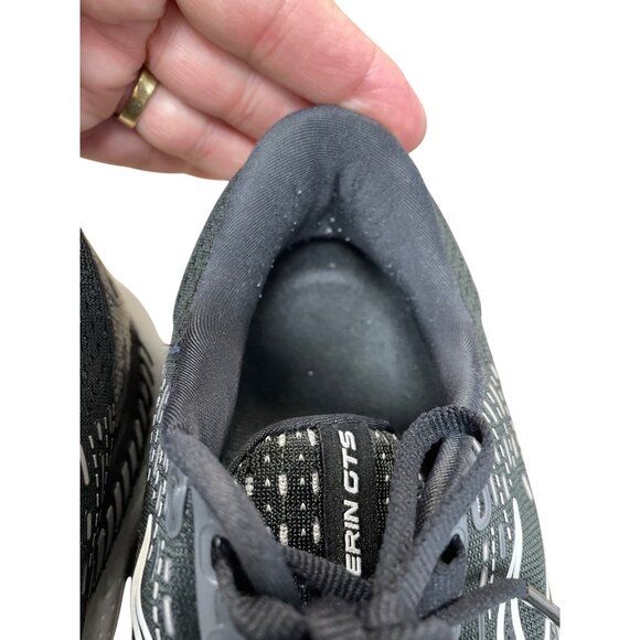 Brooks Glycerin GTS 20 womans black white running shoes sneakers size 8.5B SKU 9 - Picture 10 of 14